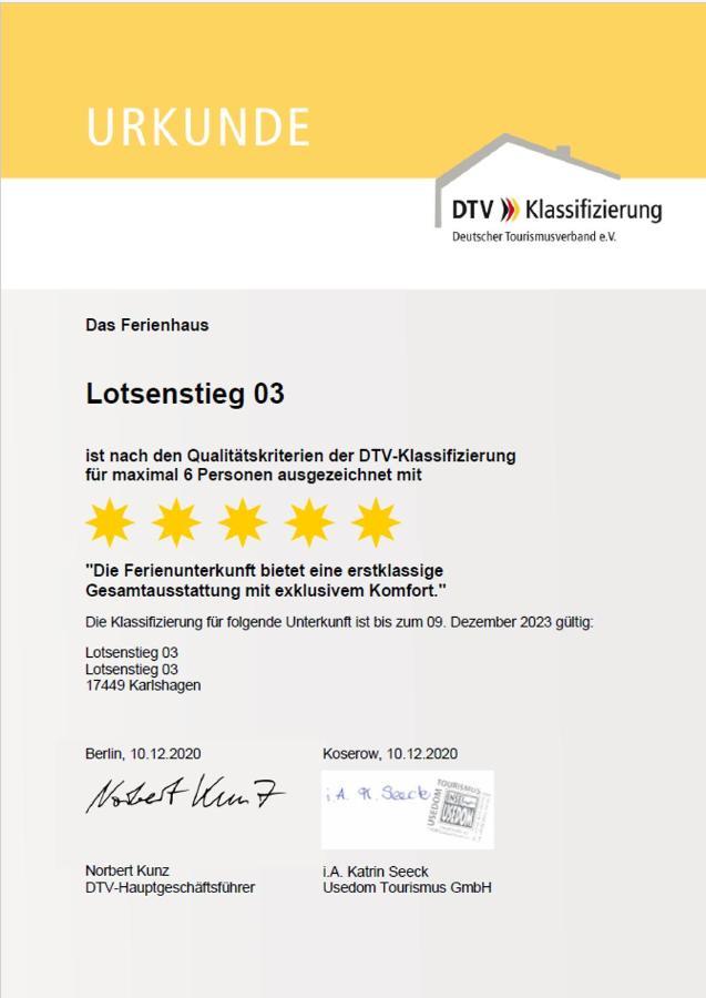 Вилла Lotsenstieg 03 Karlshagen Экстерьер фото